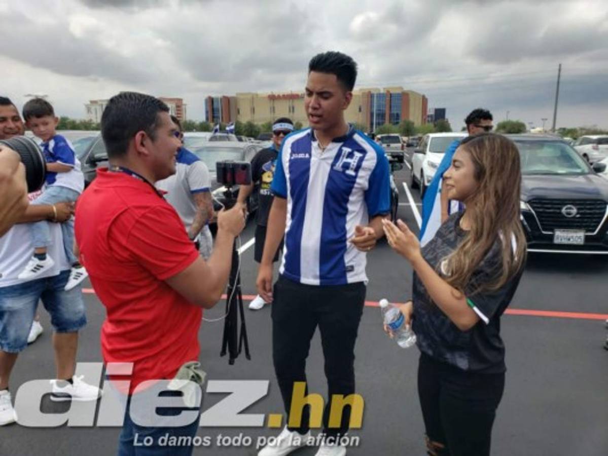Un hondureño con una mexicana: Las bellas chicas que deslumbran en el State Farm Stadium