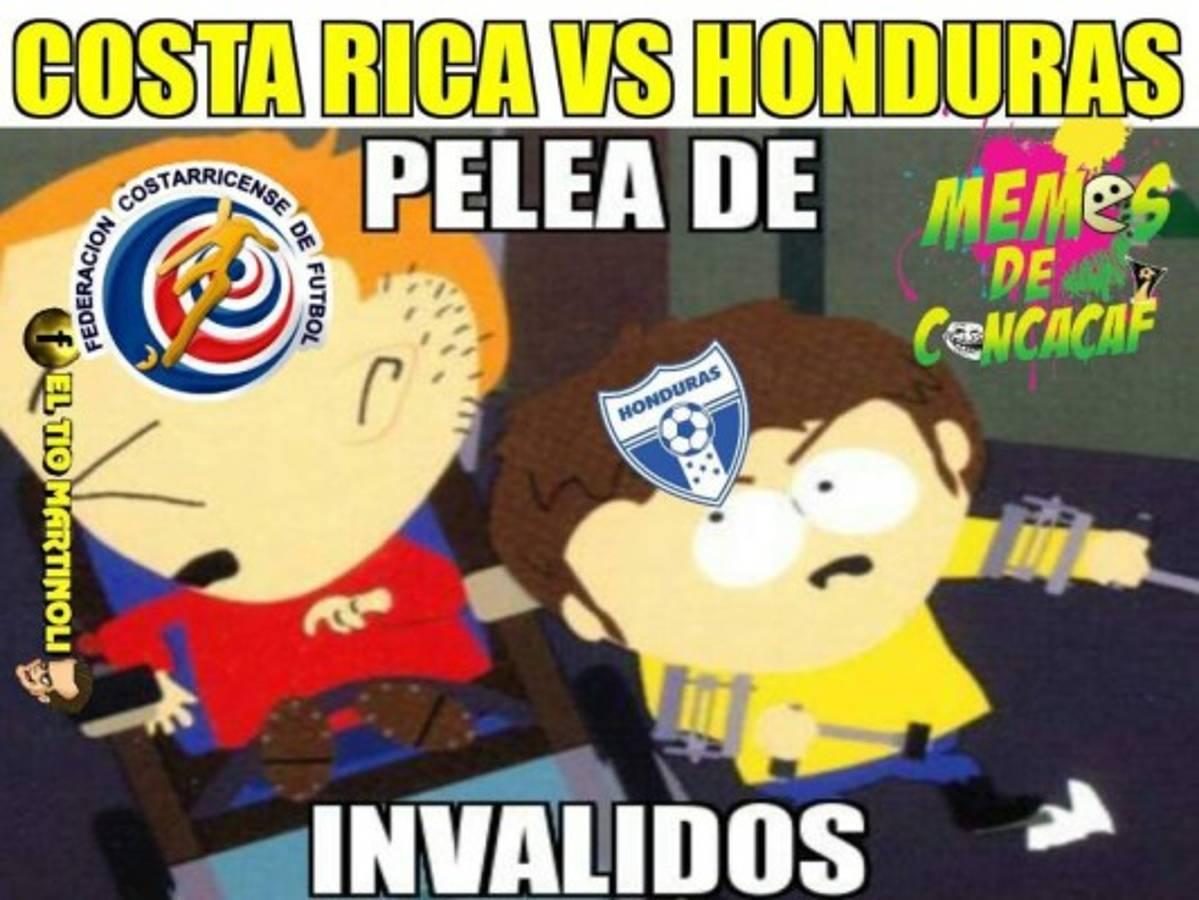 Los divertidos memes que deja el partido entre Honduras y Costa Rica en Copa Oro