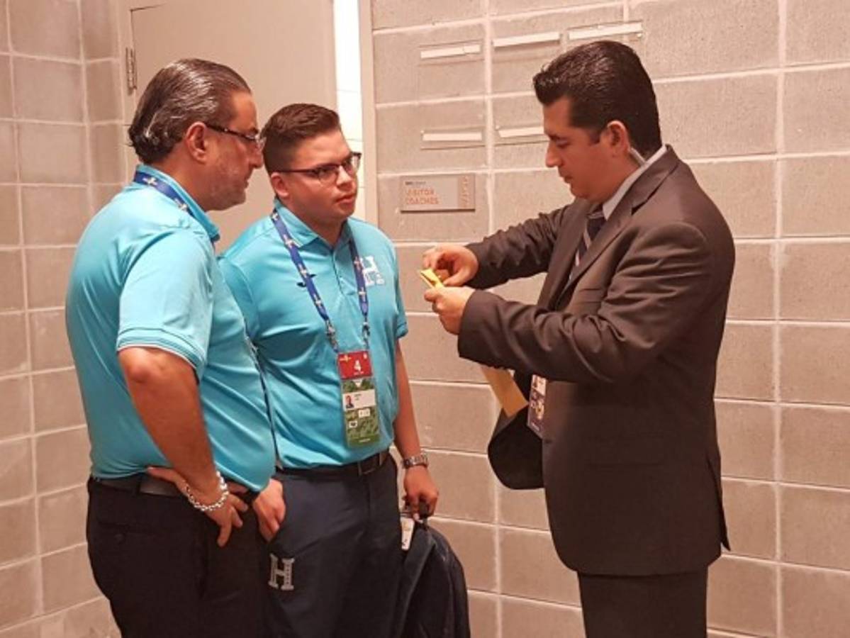 NO SE VIO EN TV: Penoso lo que sucedió al finalizar juego Honduras-Guayana Francesa