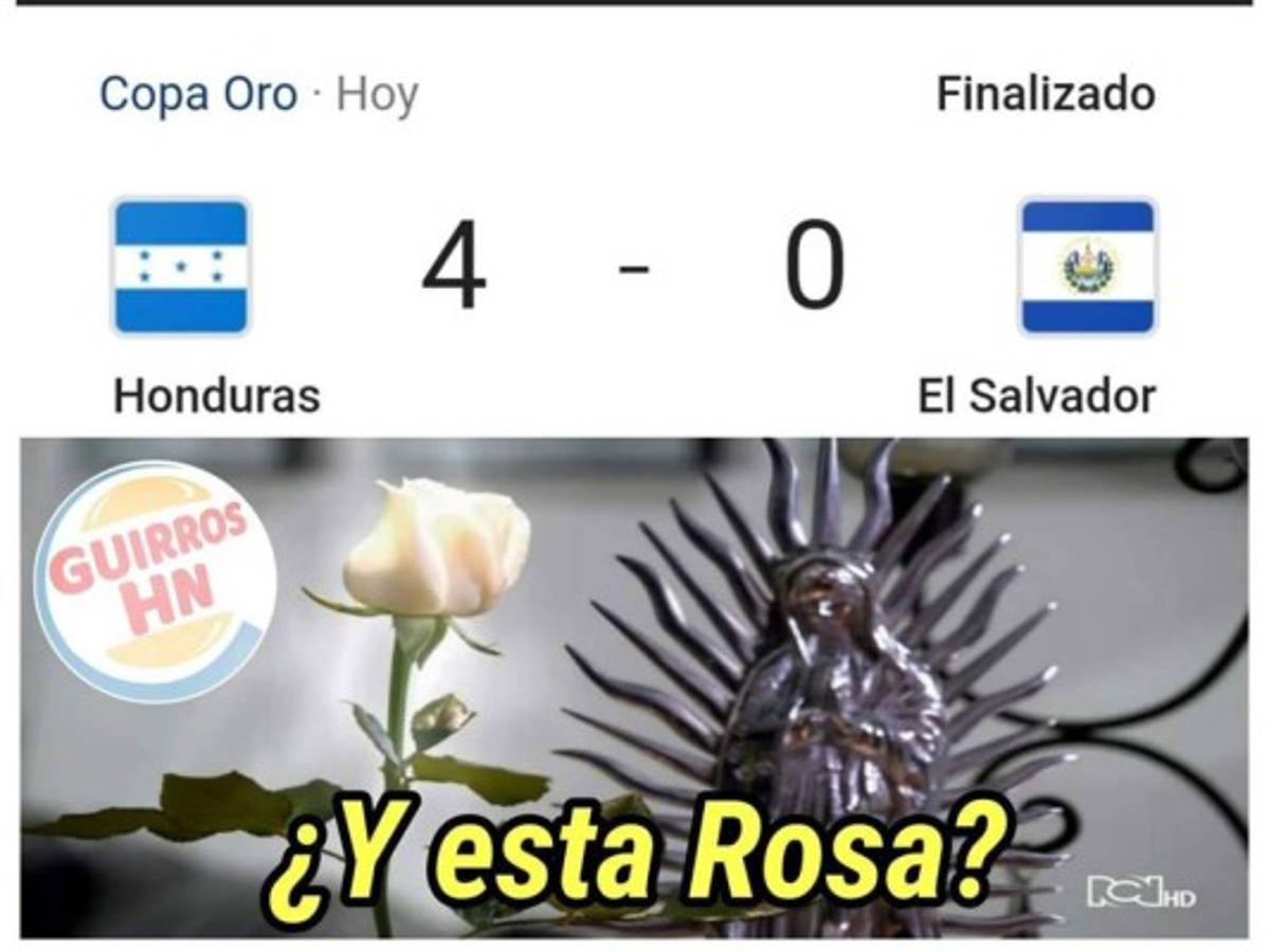 Con crueles memes despiden a Honduras de la Copa Oro pese a la paliza a El Salvador