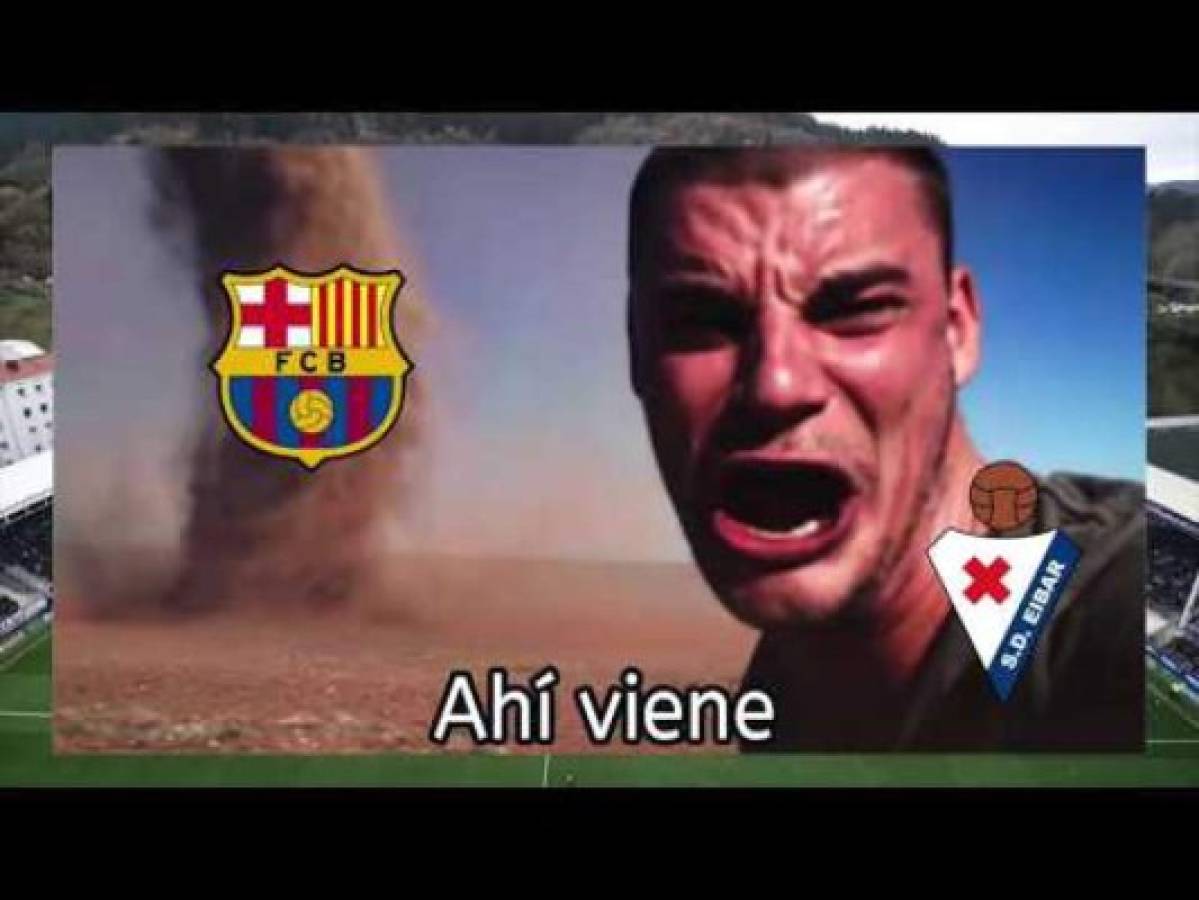 Los memes destrozan a Messi pese a su partidazo en la paliza del Barcelona al Eibar