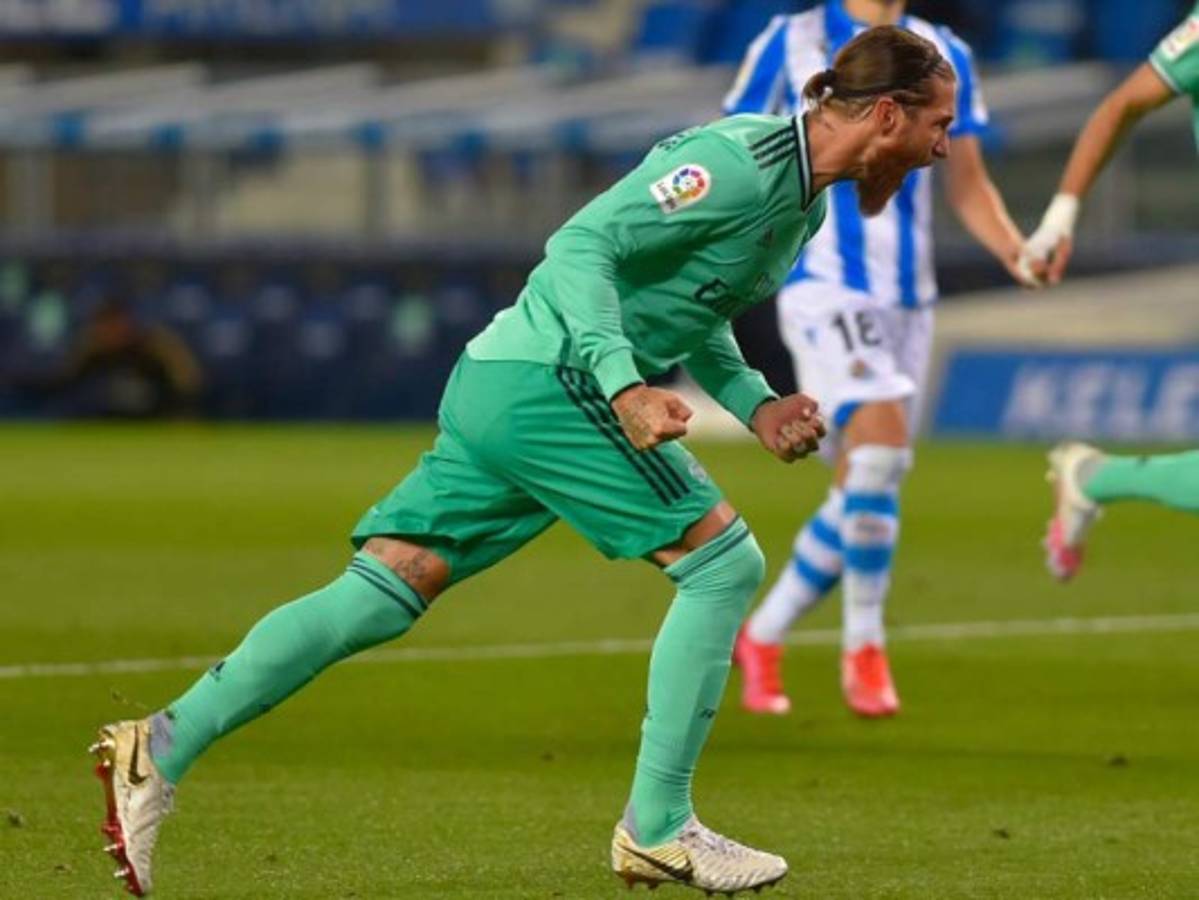 Duro regreso de James Rodríguez, la amargura de Ramos y Real Madrid nuevo líder en España