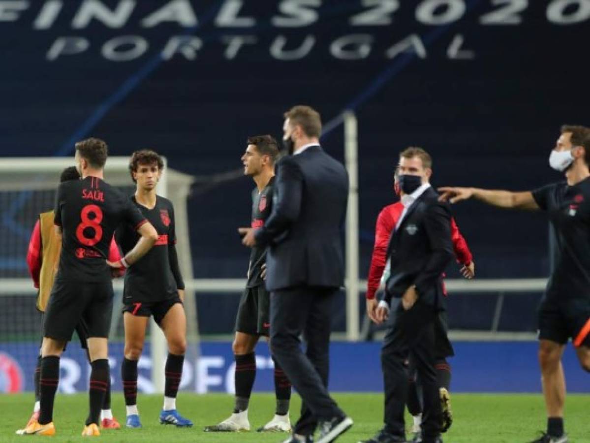 NO SE VIO EN TV: La peor foto de Cholo Simeone, la amargura de Joao Félix y la euforia del Leipzig   