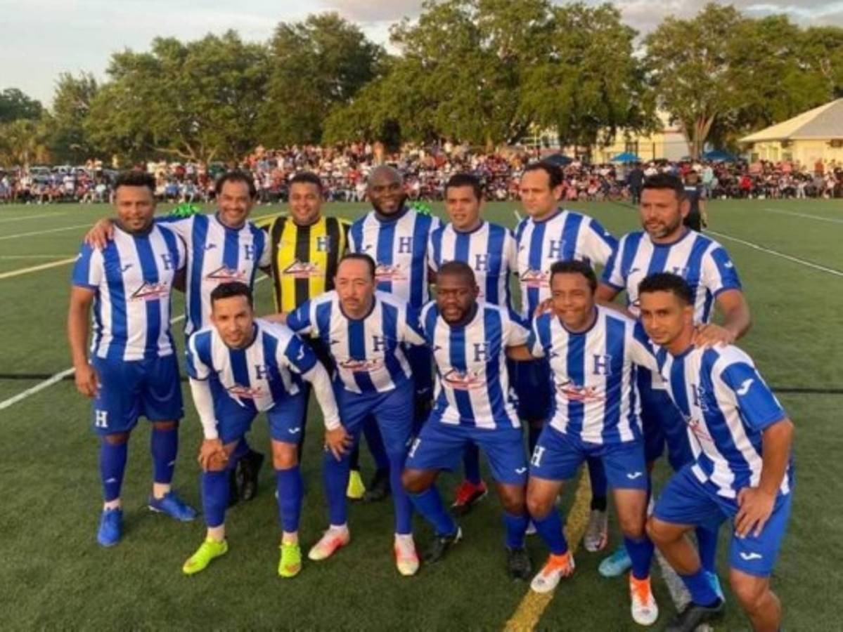 Ganan otro amistoso: Leyendas de Honduras deleitaron a los catrachos en Sarasota, Florida