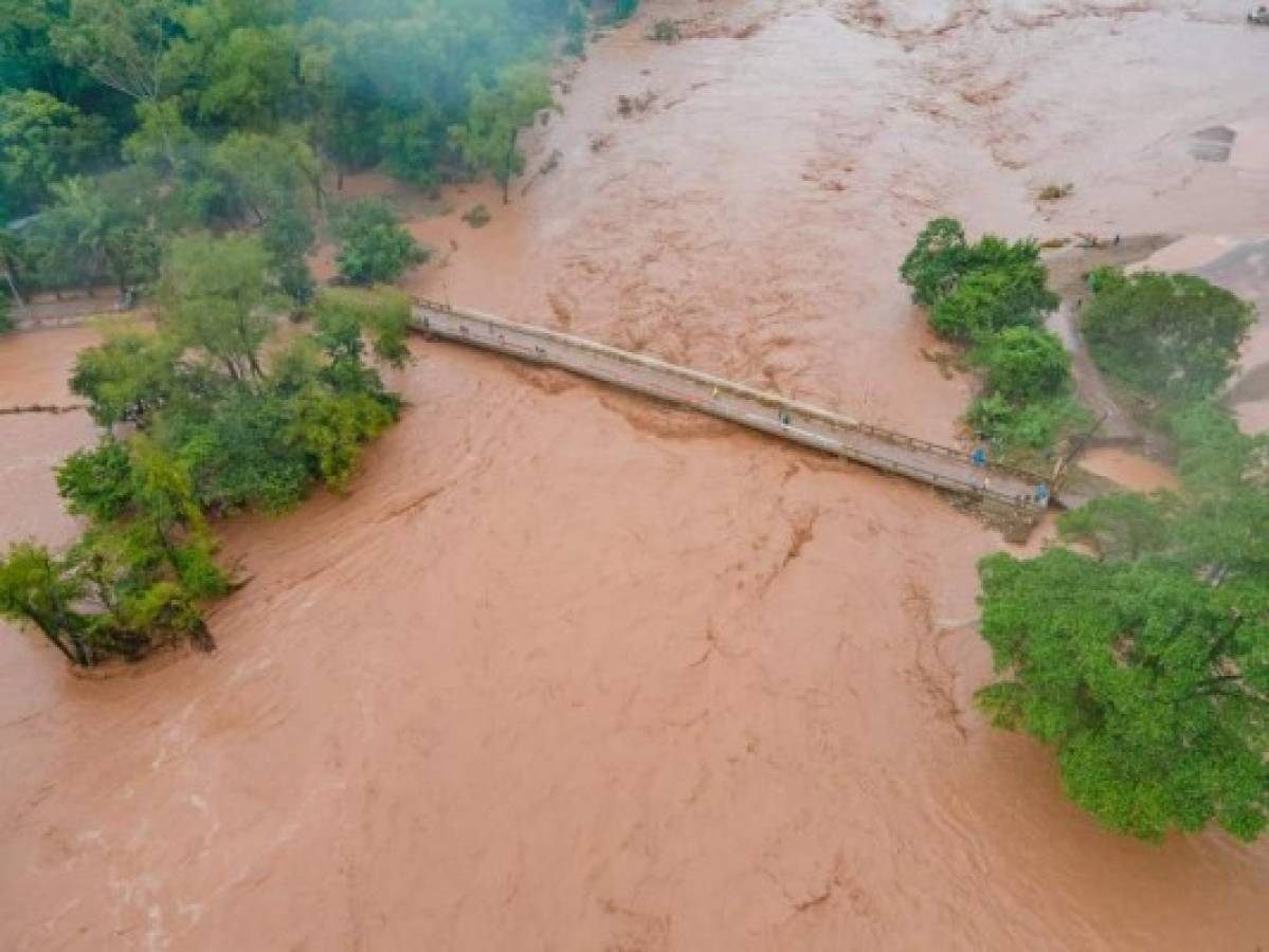 Las Ruinas de Copán también se inundaron por el paso del huracán Iota en Honduras