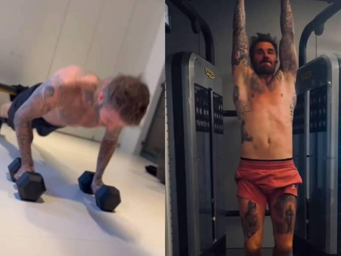 David Beckham en modo bestia: el increíble cambio físico a sus 49 años y el duro entrenamiento que realiza