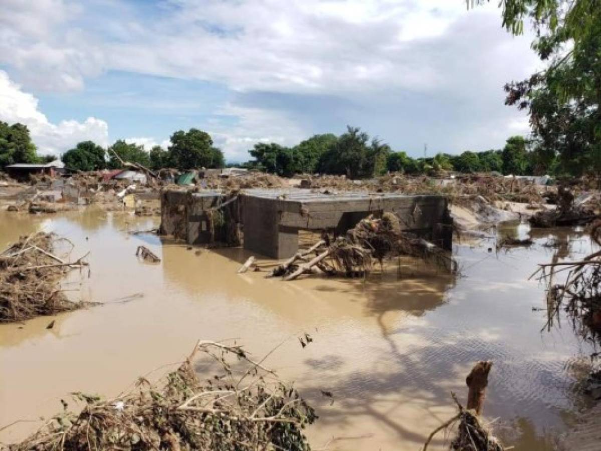 Así han quedado las colonias en Chamelecón tras el paso de Eta e Iota en Honduras