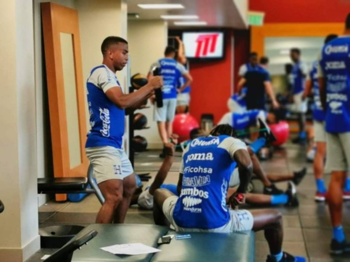 Así han sido los primeros entrenamientos de Honduras en Puerto España