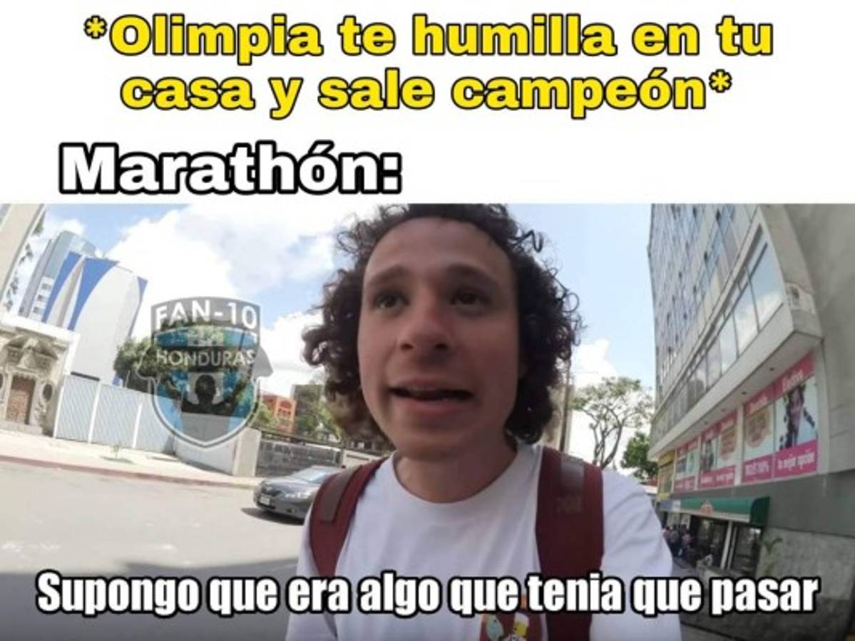 Olimpia es campeón y los memes destrozan al Marathón de Vargas ¡y también a Motagua!