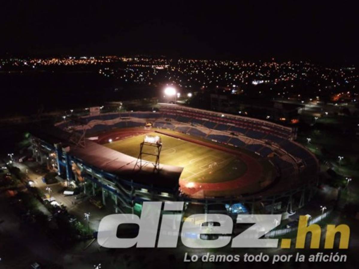 ¡ESPECTACULAR! Así luce el estadio Olímpico previo al Honduras-EUA