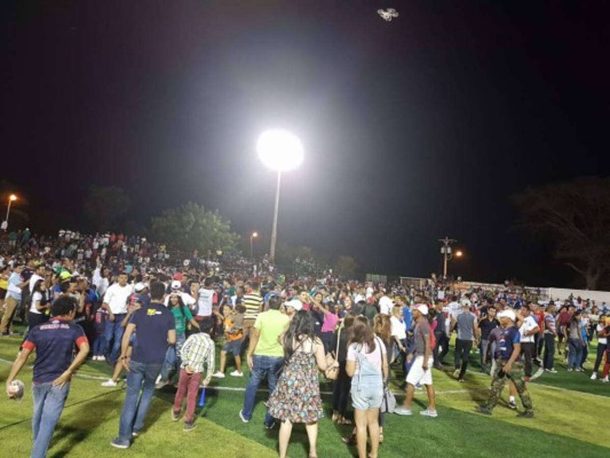 ¡LOCURA! Así festejó Gremio FC el pase y eliminación del Motagua