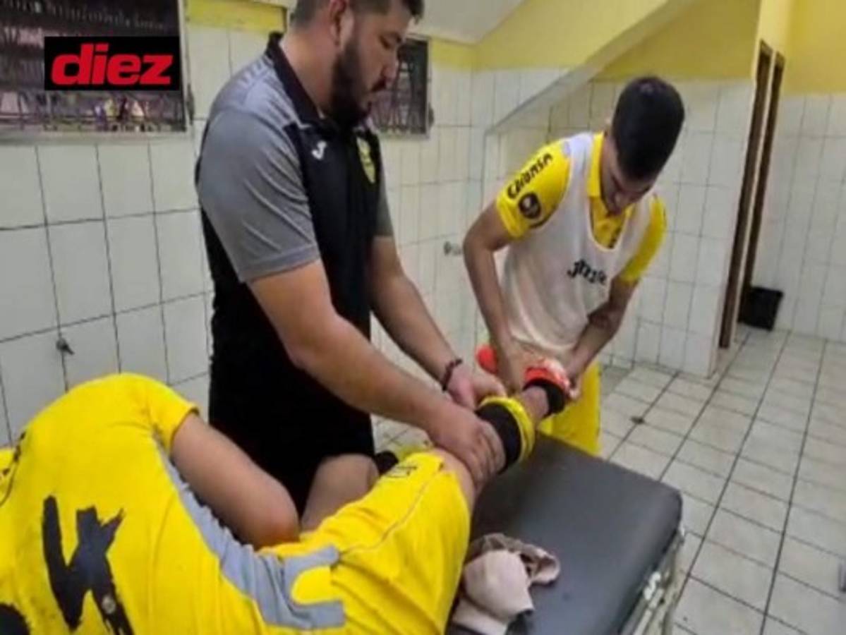 No se vio en TV: terrible lesión, zafarrancho y apagón en La Ceiba; Motagua fue una explosión