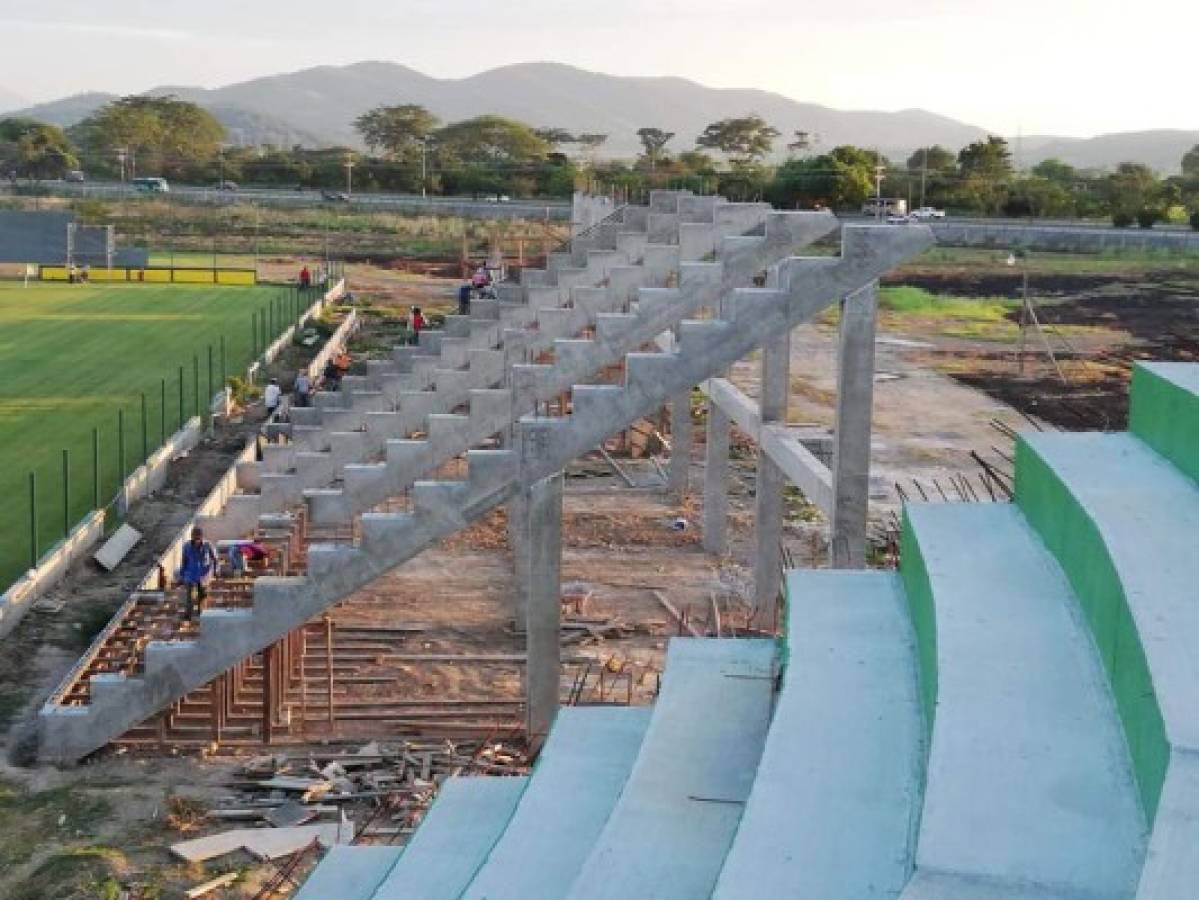 Parrillas One anuncia que está instalando sillas en las graderías al nuevo estadio