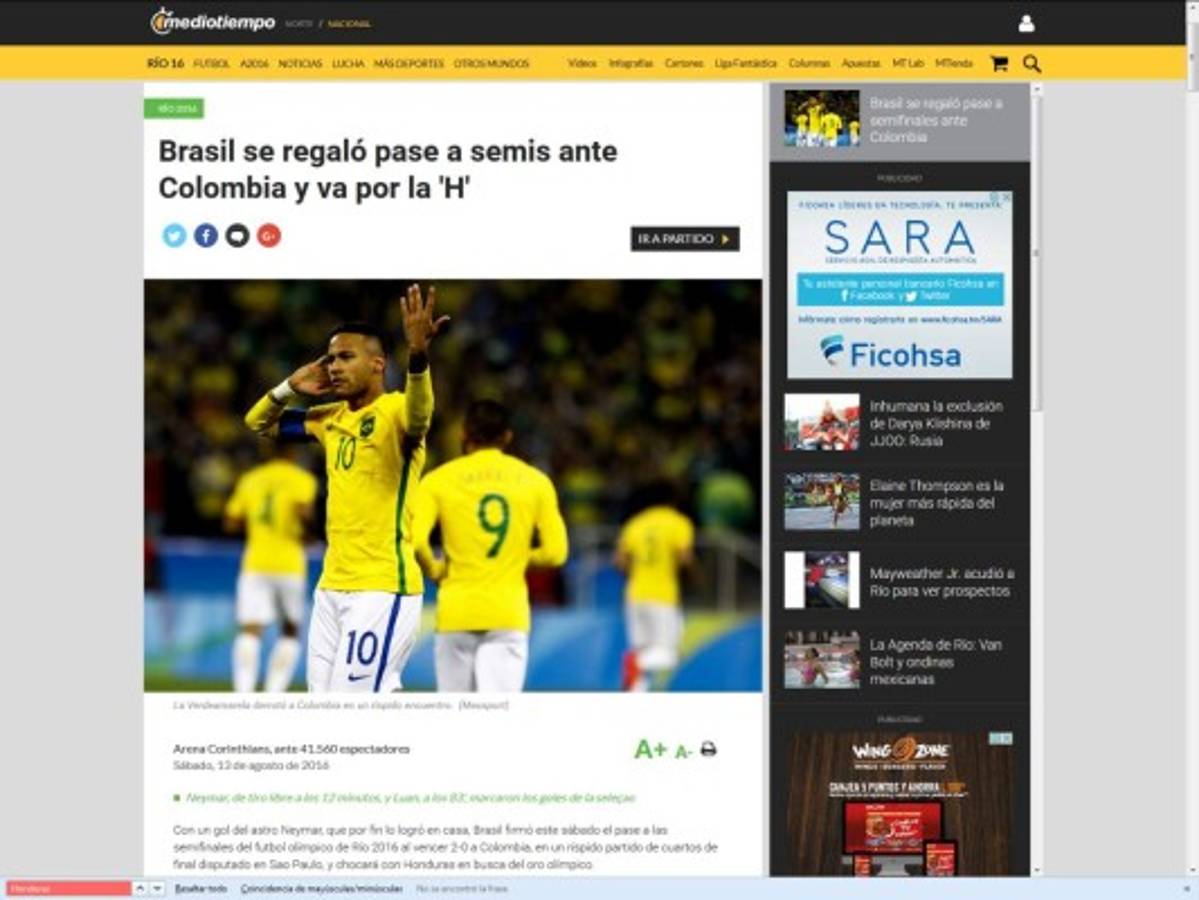 Prensa internacional destaca histórico pase de Honduras: 'De no creer'