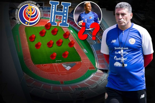 ¿Y Keylor Navas? El 11 que presentaría Luis Fernando Suárez para el clásico Costa Rica vs. Honduras