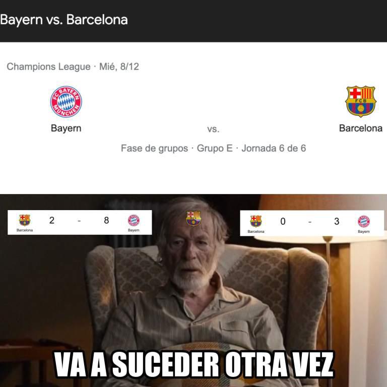 Los memes calientan el Bayern-Barcelona: Hacen pedazos al equipo culé por la posibilidad de jugar Europa League