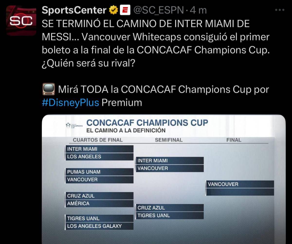 Vergüenza de equipo Le dio frío: la prensa no perdona a Messi tras la eliminación del Inter Miami en Champions de Concacaf