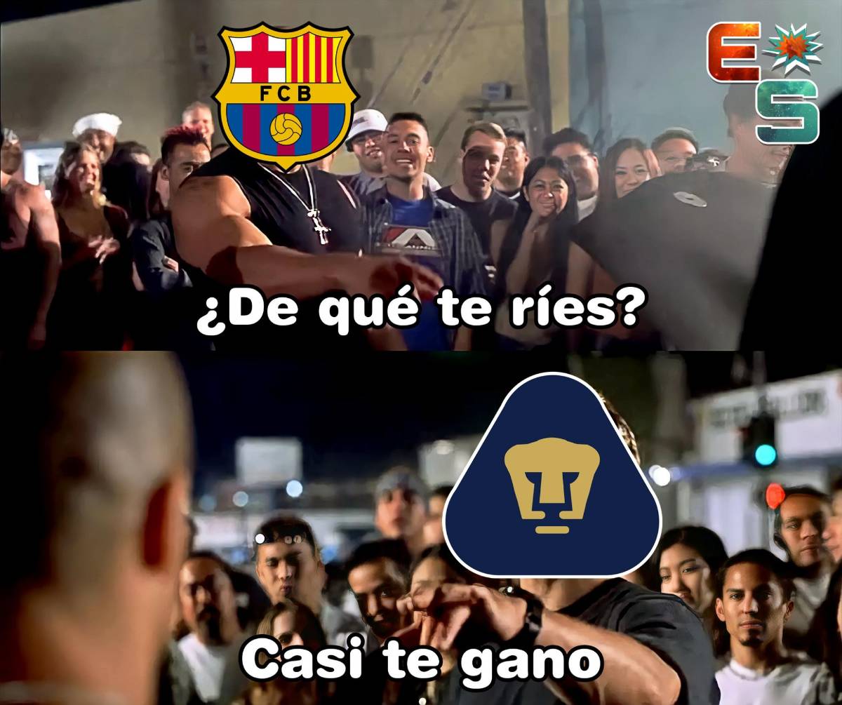 ¡Para morir de risa! Los memes despedazan a los Pumas de Dani Alves tras caer goleados por el Barcelona en el Camp Nou