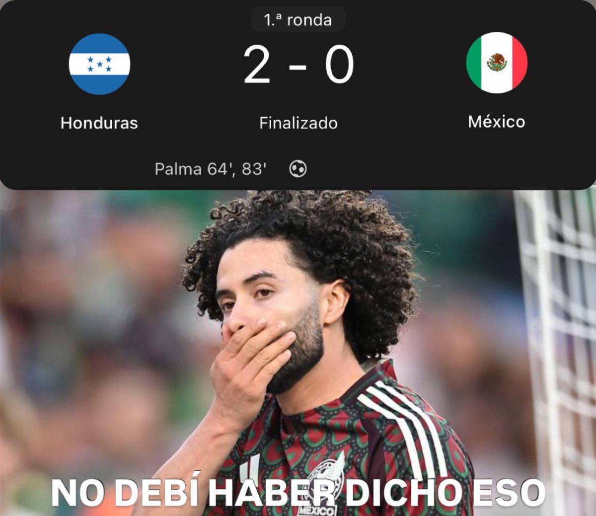 ¡No perdonan! Honduras derrotó a México y los memes destrozaron al ‘Chino’ Huerta y ‘Memo’ Ochoa