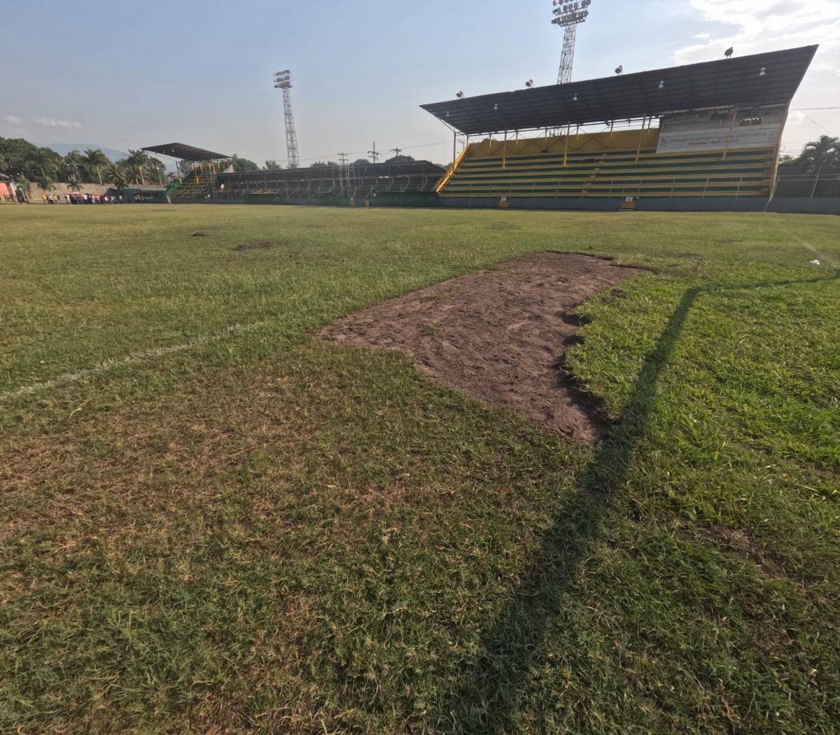 ¡Tendrá nueva cara! Condepor anunció cambio total en el césped de estadio que vio acción en primera división de Honduras