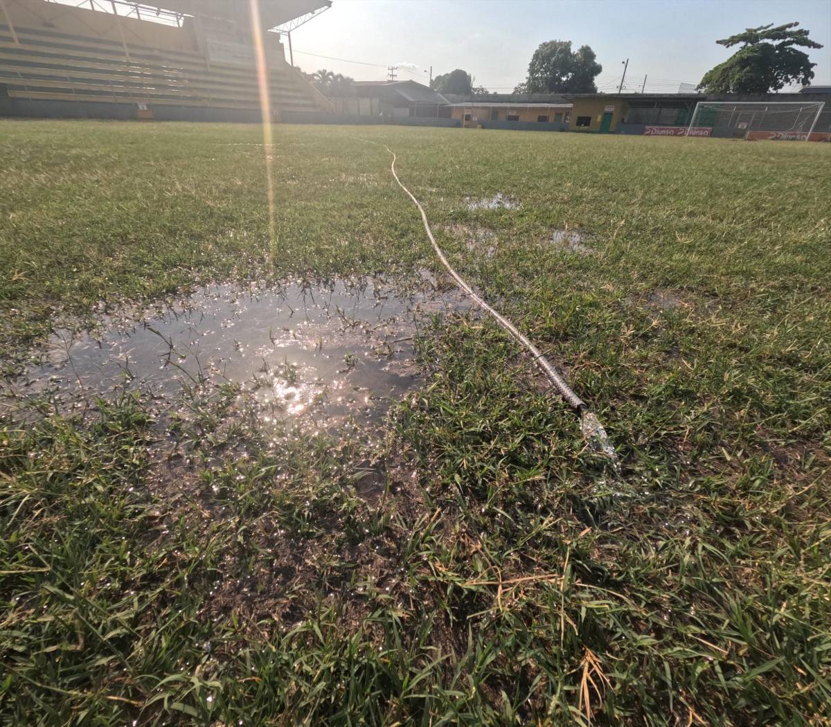 ¡Tendrá nueva cara! Condepor anunció cambio total en el césped de estadio que vio acción en primera división de Honduras
