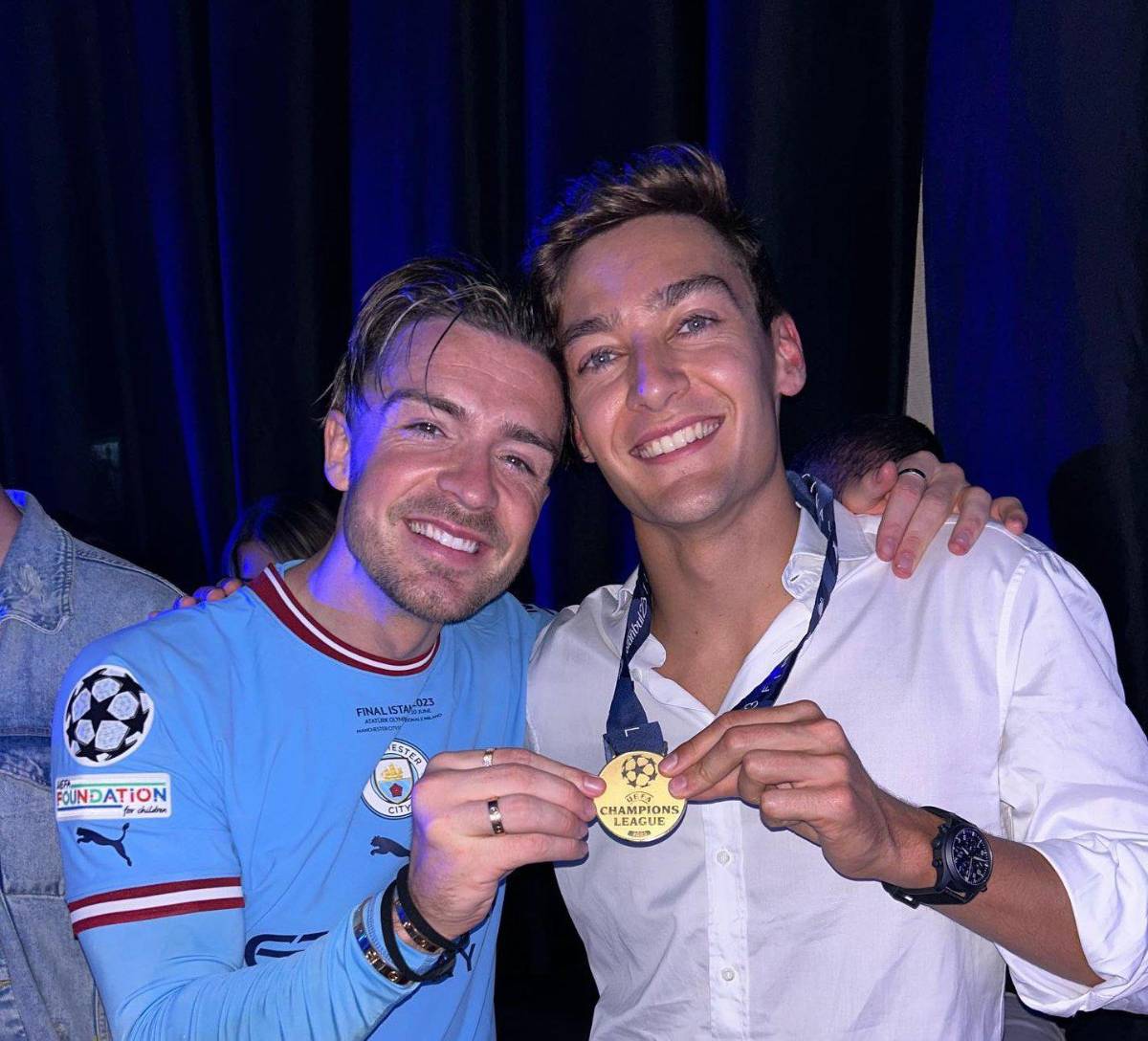 La salvaje fiesta de “Champions” del City en Ibiza: Grealish con los pantalones abajo, invitado especial y Haaland fumando