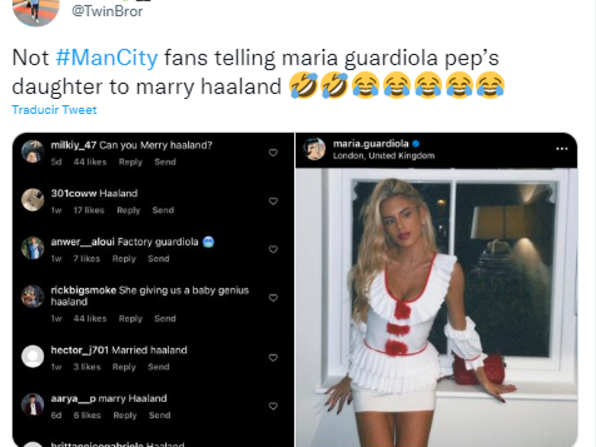 Así es la preciosa hija de Pep Guardiola y la insólita petición de matrimonio con Erling Haaland