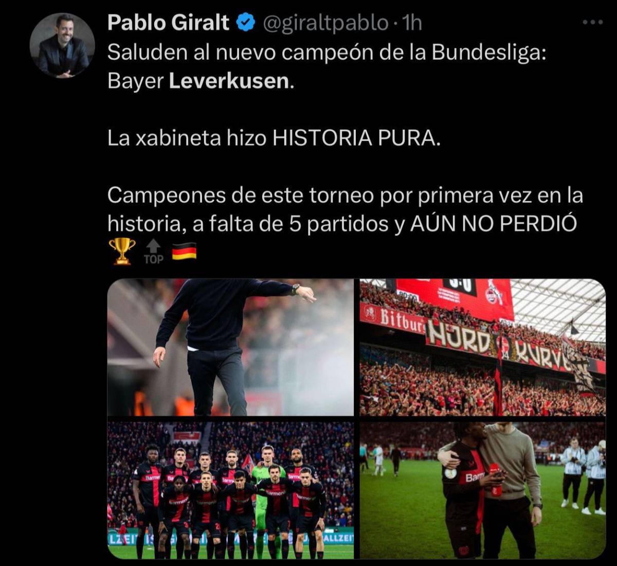 El irónico mensaje del Bayern Múnich y la felicitación de un ex Real Madrid: la prensa reacciona tras el título del Leverkusen