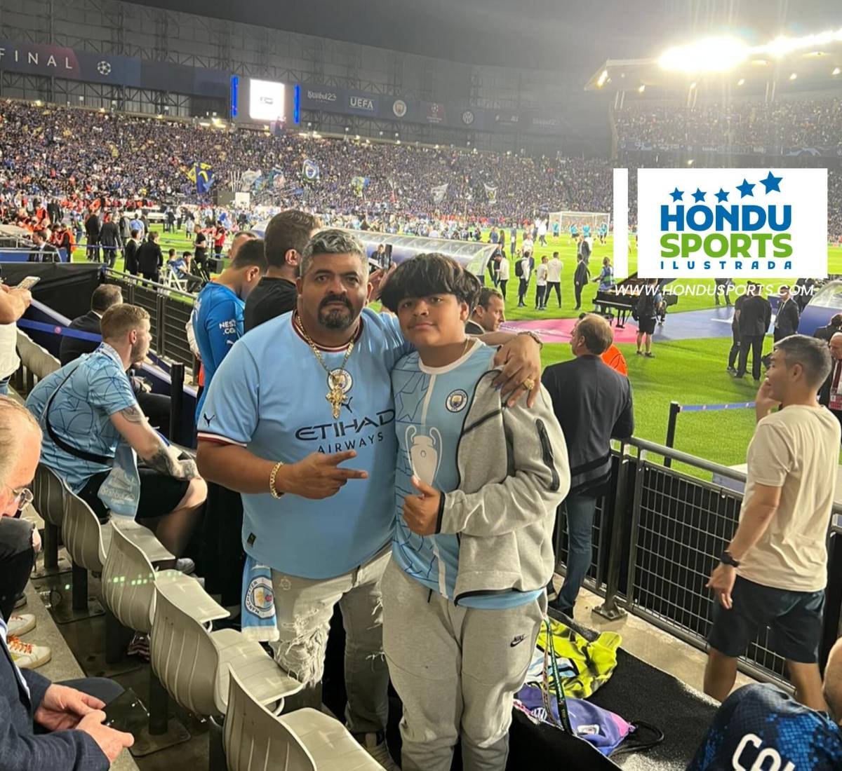 Manchester City campeón: El tremendo abrazo de Haaland y Pep; Lukaku junto a Lautaro destrozados tras perder la Champions