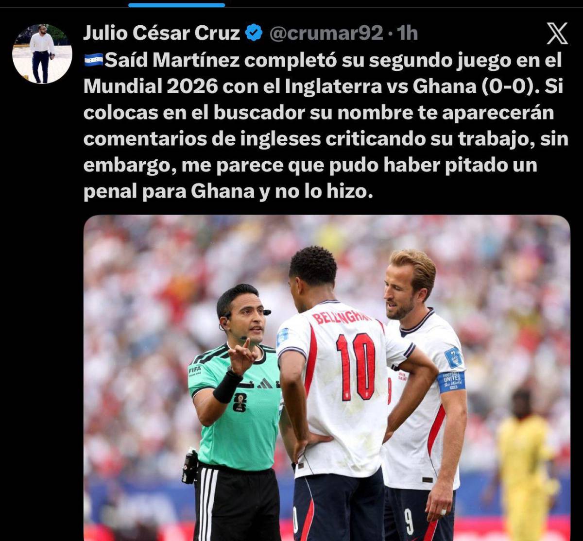 Prensa apunta contra Said por no pitar un penal a favor de Ghana: Pésimo arbitraje