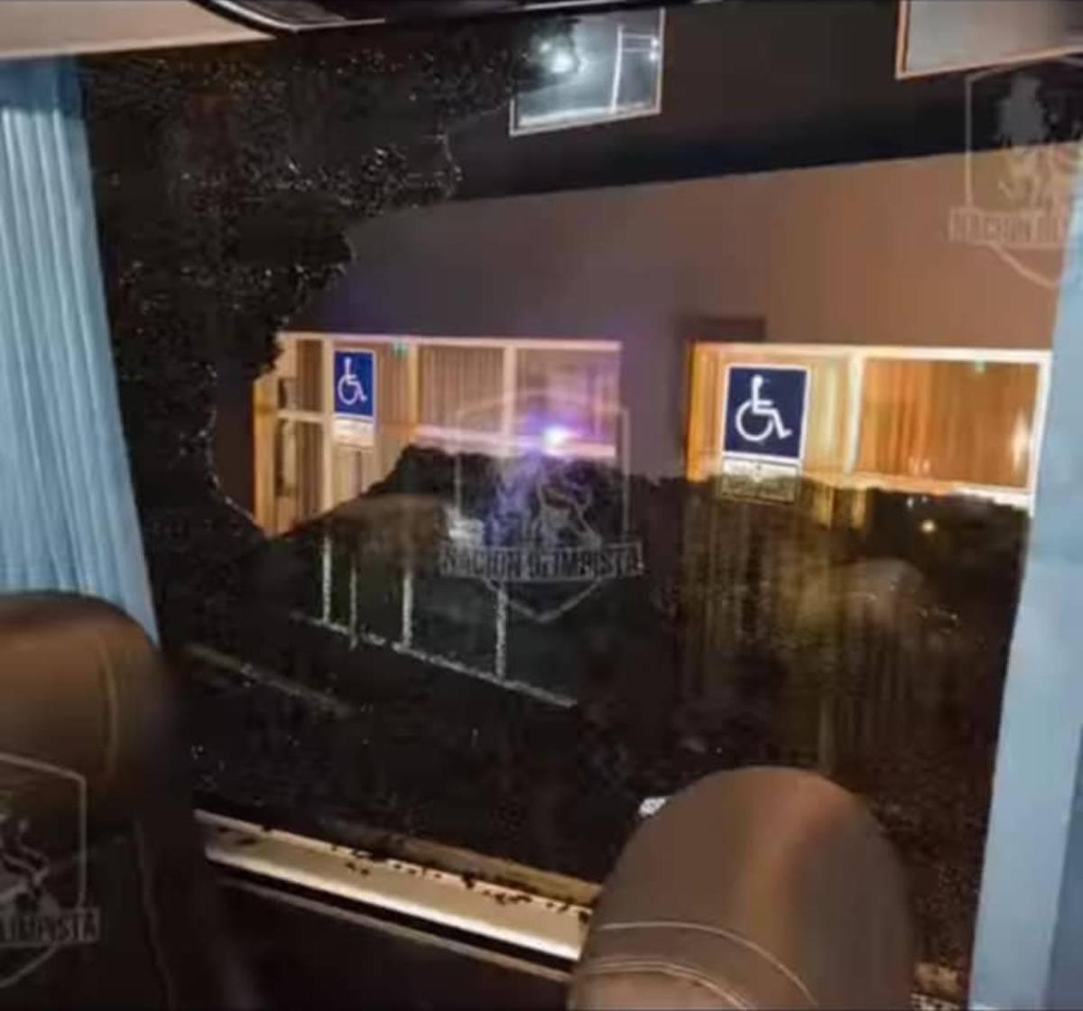 ¿Hay jugadores afectados?: así quedó el bus de Olimpia tras ataque en Costa Rica: No que mucha educación