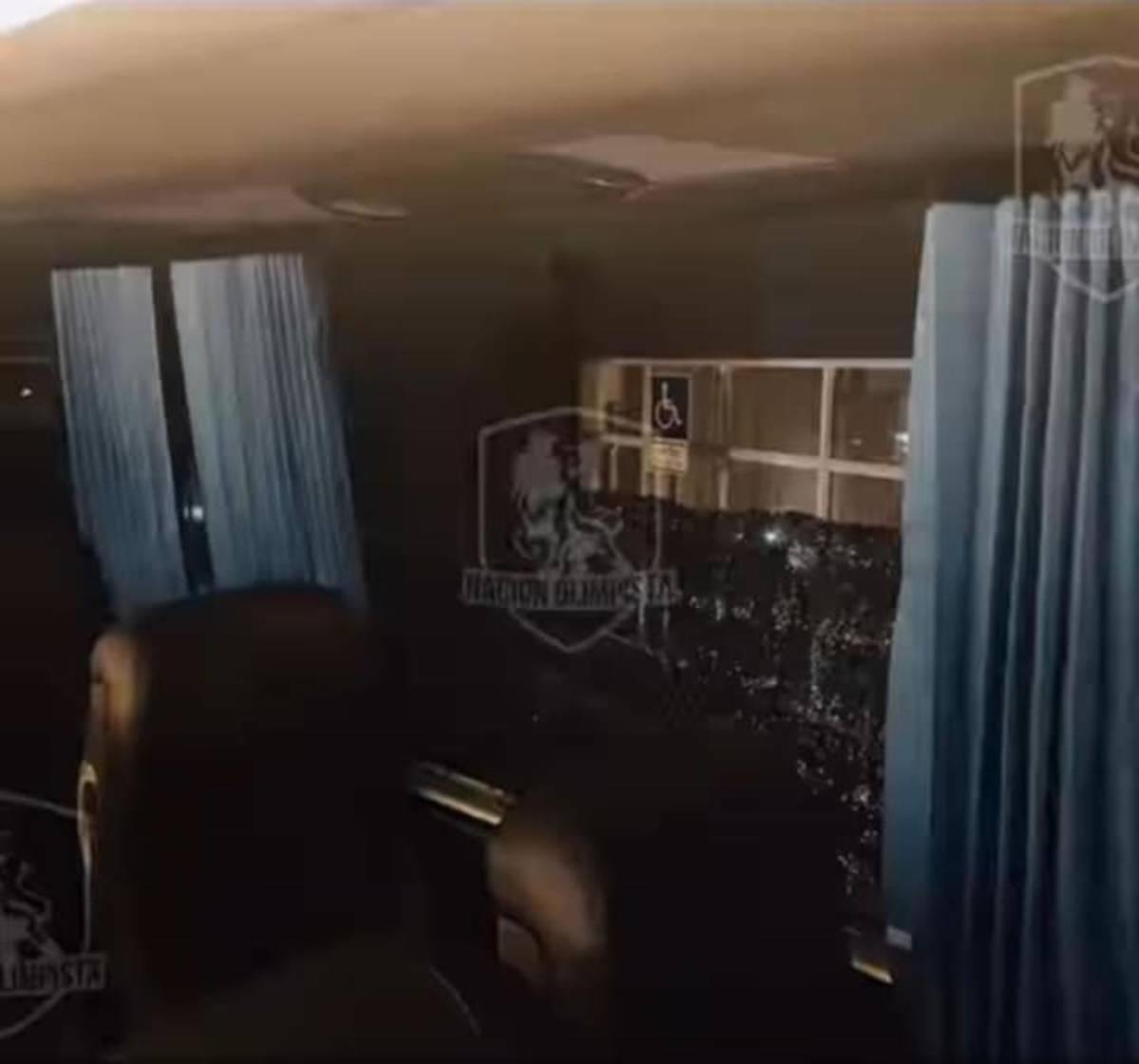 ¿Hay jugadores afectados?: así quedó el bus de Olimpia tras ataque en Costa Rica: No que mucha educación