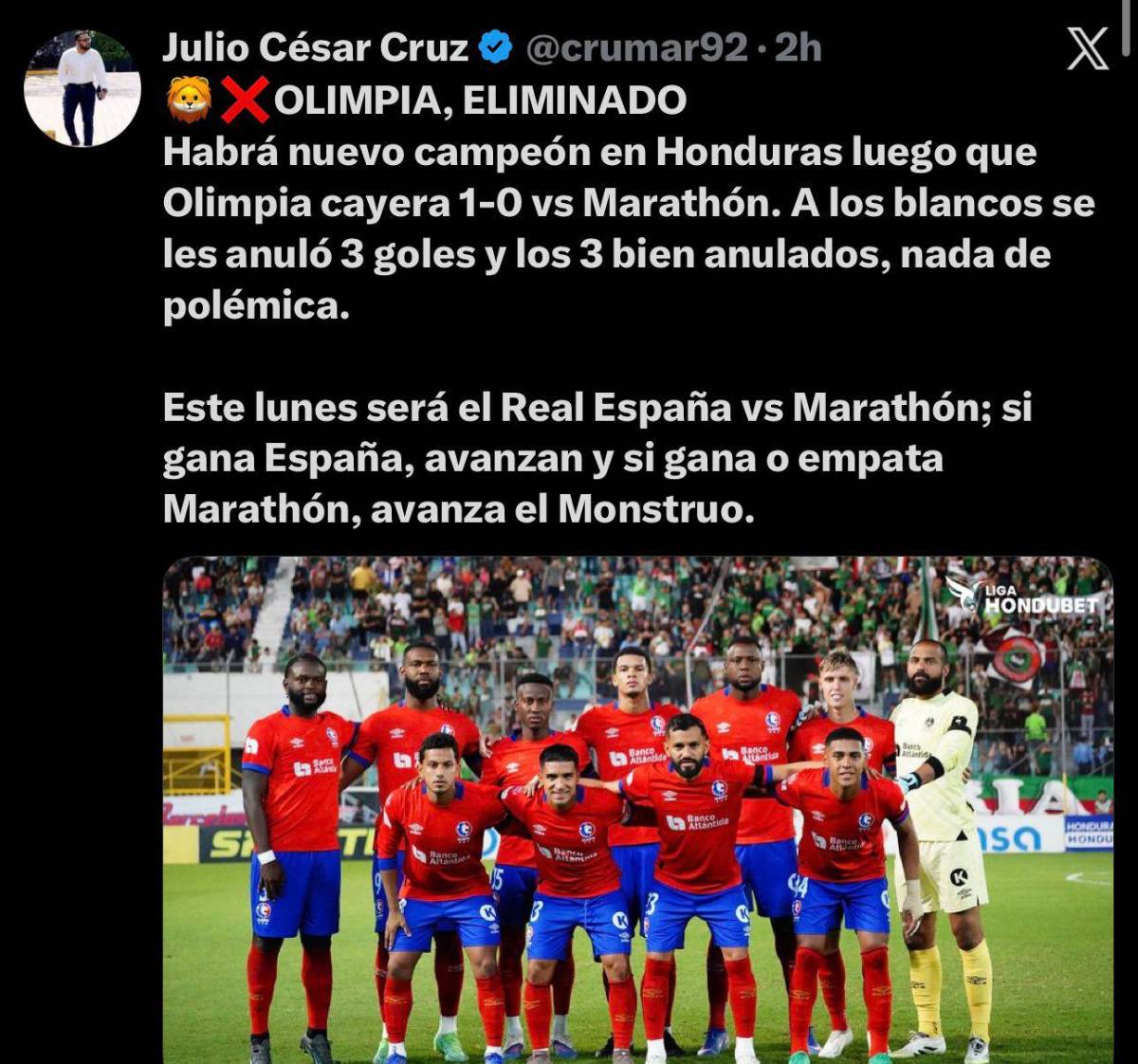 Nada de polémica: prensa reacciona a la eliminación del Olimpia ante Marathón