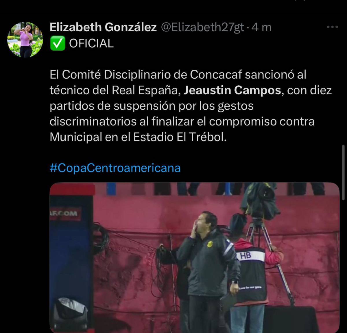 Le salió caro: la prensa tica y hondureña reacciona al castigo de 10 partidos que recibió Campos por parte de Concacaf