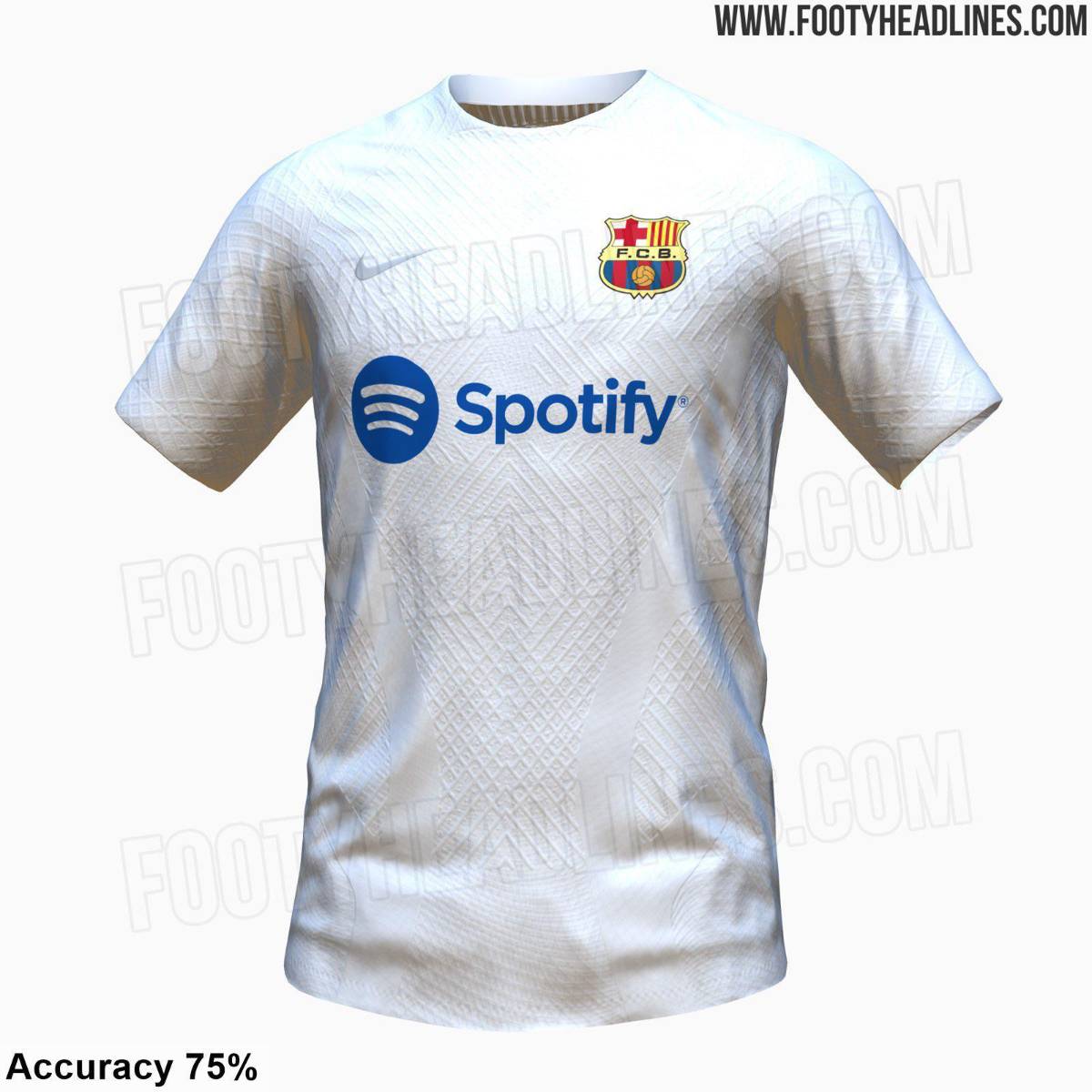 ¡Hay debate! Así es la nueva camiseta blanca del Barcelona para la temporada 2023-24 y ya tiene fecha de estreno