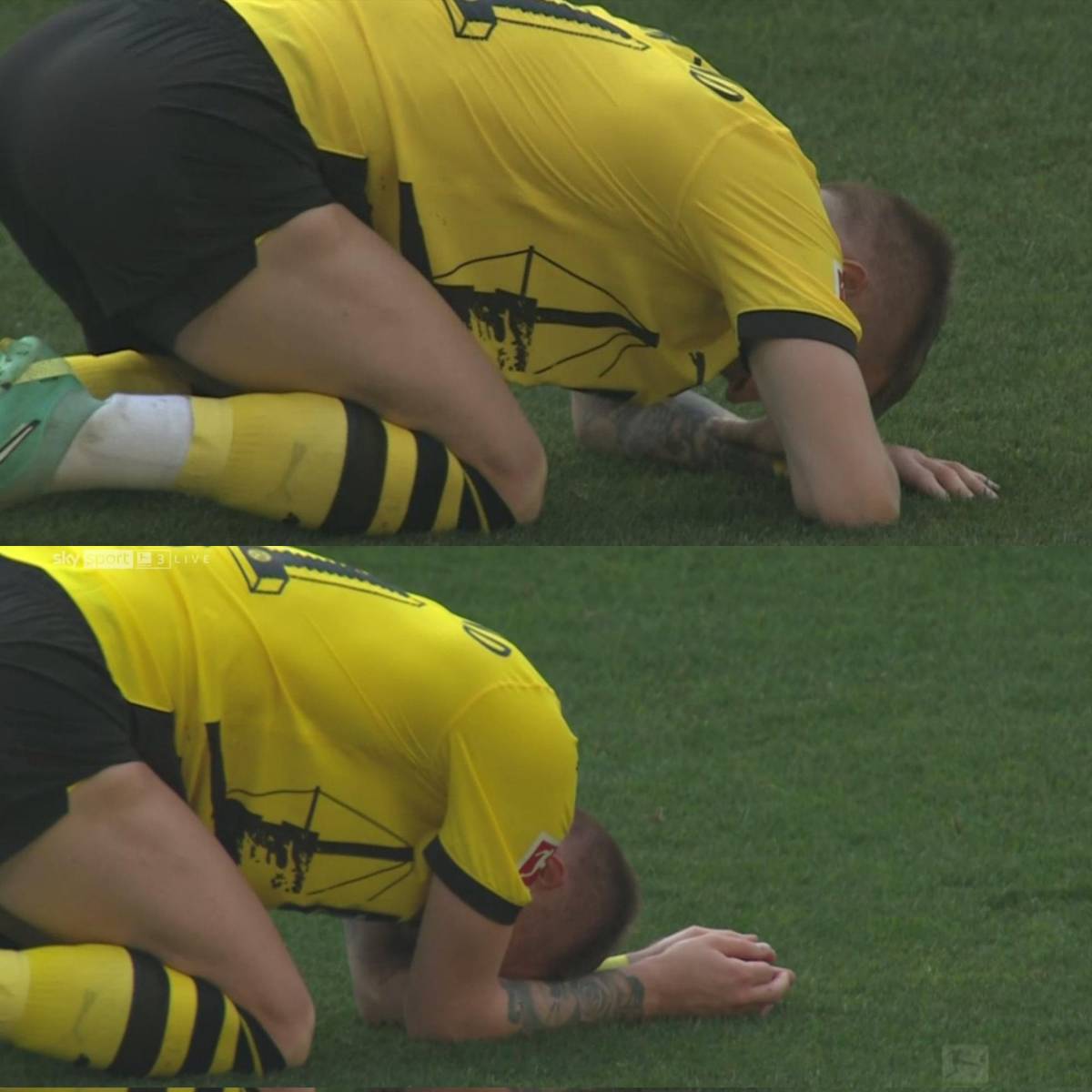 Las desgarradoras imágenes de Reus; Haller y Bellingham destrozados tras la pérdida del título del Dortmund en la Bundesliga