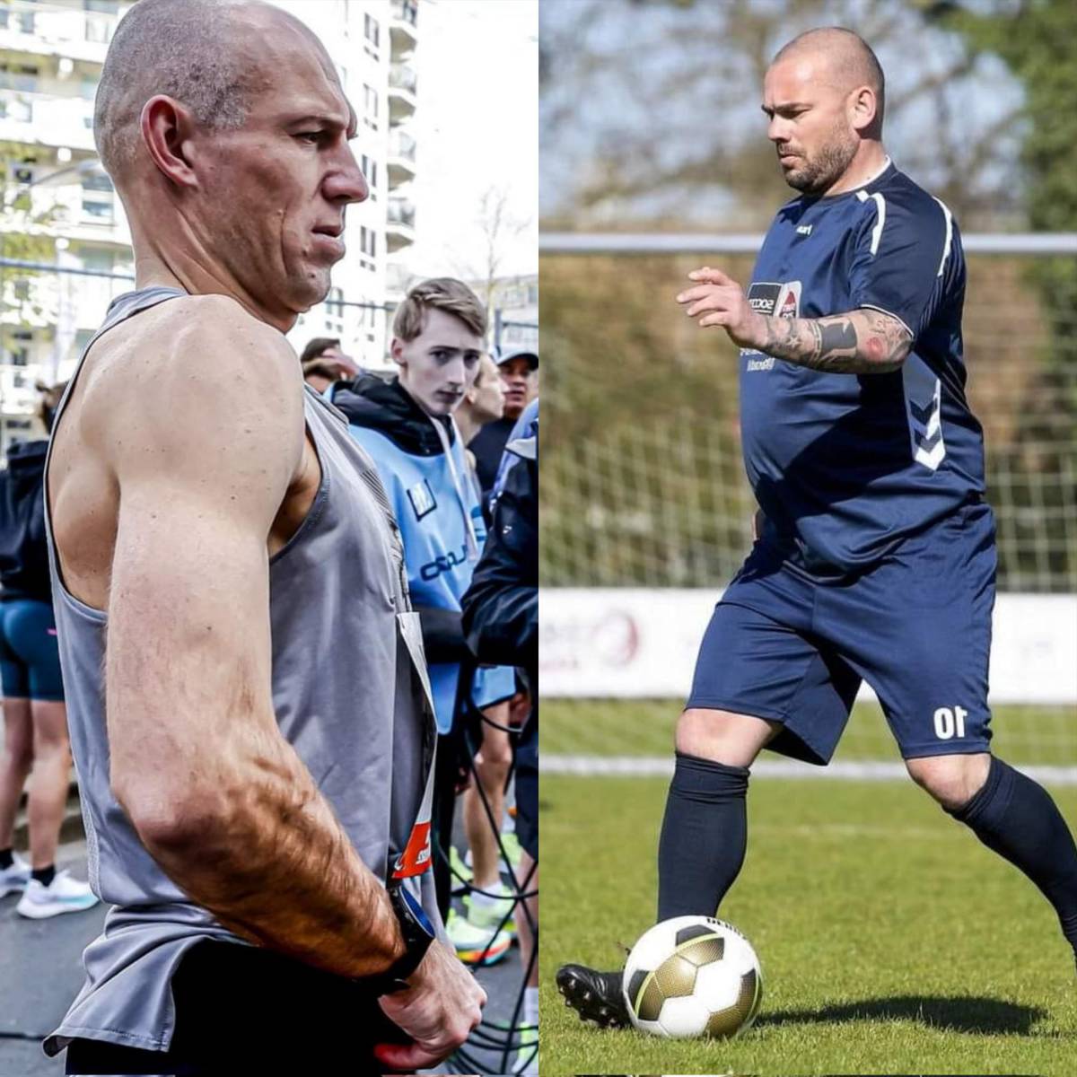 El brutal físico y nuevo deporte de Arjen Robben tras el retiro: 42 kilómetros en más de tres horas