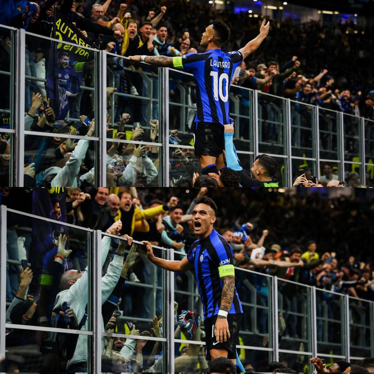 La tremenda celebración de Lautaro Martínez y el desconsuelo en el Milan tras ser eliminado de la Champions