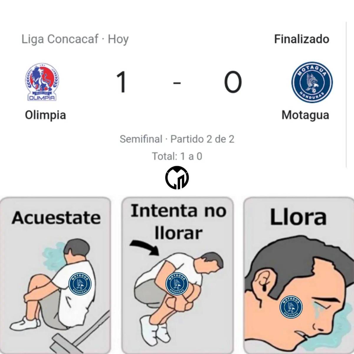 ¿Y la Totaneta? Los crueles memes que hacen pedazos a Motagua tras quedar fuera de Concacaf ante Olimpia
