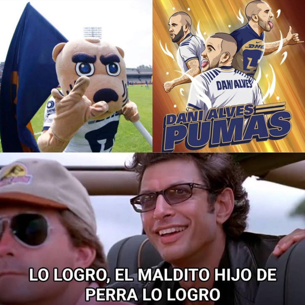 El “hombre de la máscara de plata”: los imperdibles memes del fichaje de Dani Alves a Pumas de la Liga MX