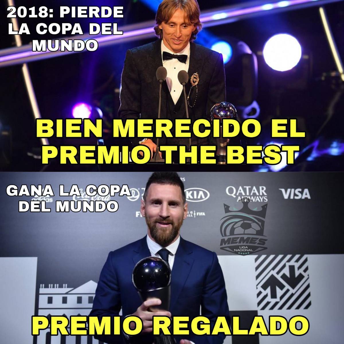 Messi gana un nuevo The Best y los memes hacen pedazos a los de Real Madrid y Cristiano Ronaldo