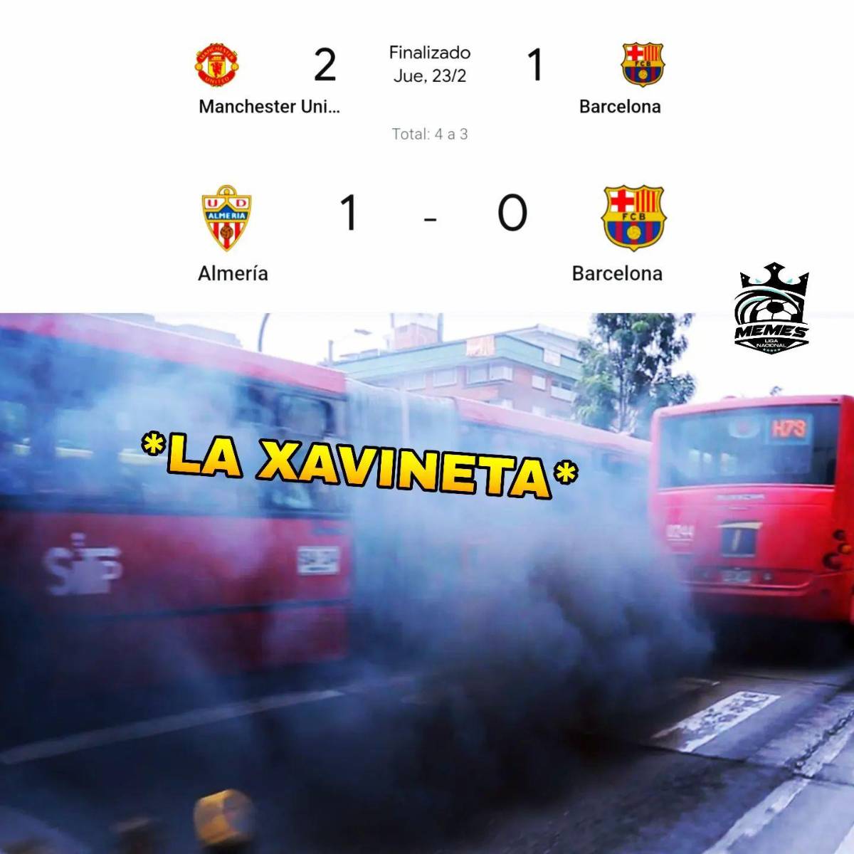 Los memes hacen pedazos al Barcelona por no aprovechar la oportunidad que Real Madrid le dejó en la Liga Española