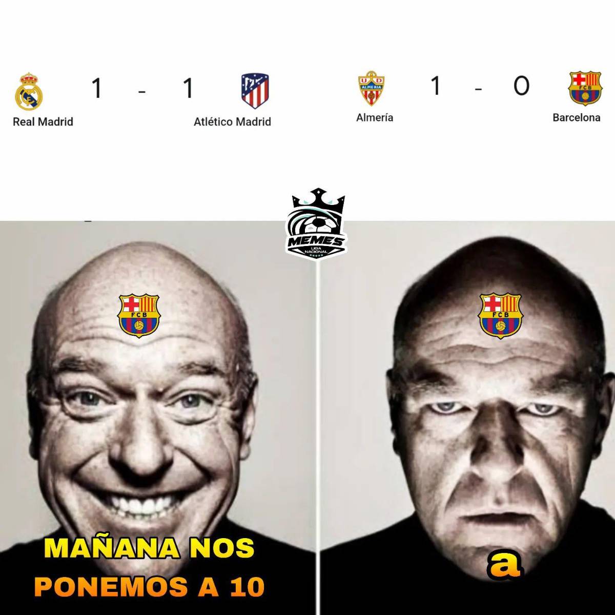 Los memes hacen pedazos al Barcelona por no aprovechar la oportunidad que Real Madrid le dejó en la Liga Española