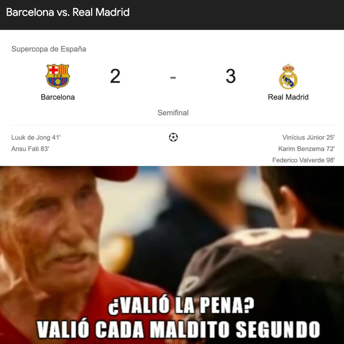 Xavi es humillado: los memes destrozan al Barcelona tras quedar eliminado de la Supercopa por el Real Madrid