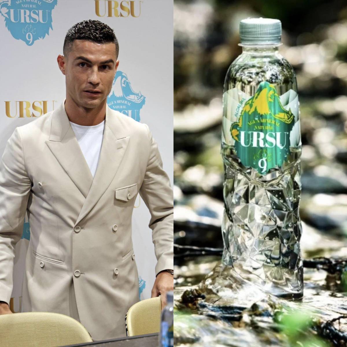 La dura advertencia de los expertos sobre la empresa de agua mineral que vende Cristiano Ronaldo en Portugal
