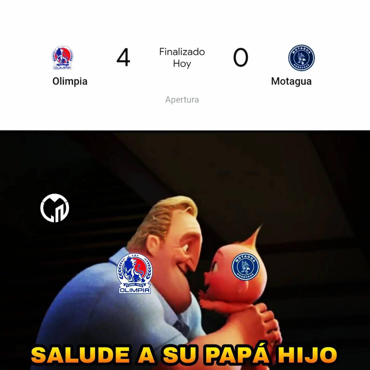 ¡Para reír! Los memes despedazan a Motagua por la paliza que sufrió ante Olimpia en el Morazán
