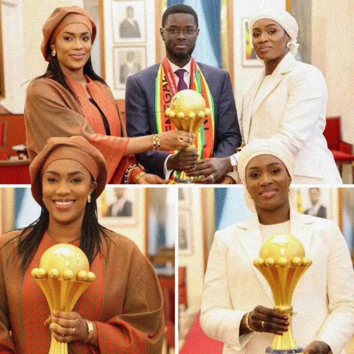 Senegal hundió a Marruecos y él se fue a festejar con sus dos esposas la Copa Africana: Siempre están...