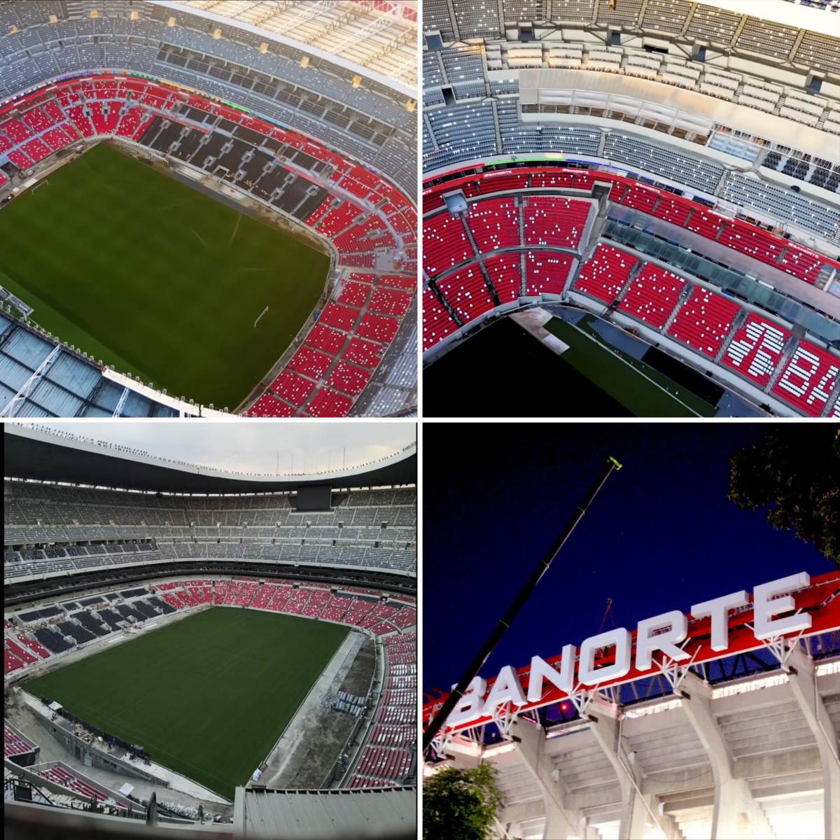 México se lo presume a Cristiano Ronaldo: así está el estadio Azteca para su reapertura antes del Mundial