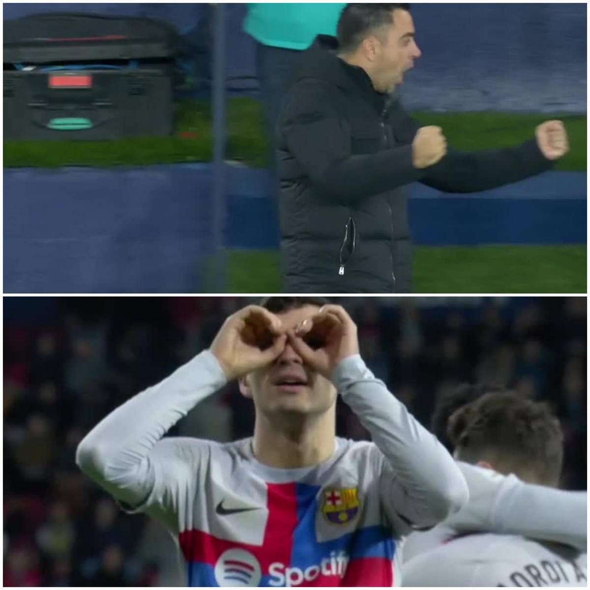 FOTOS: ¿Qué le dijo al árbitro? Piqué termina de la peor forma su carrera, feo gesto de Lewandowski y éxtasis de Xavi en la remontada de Barcelona