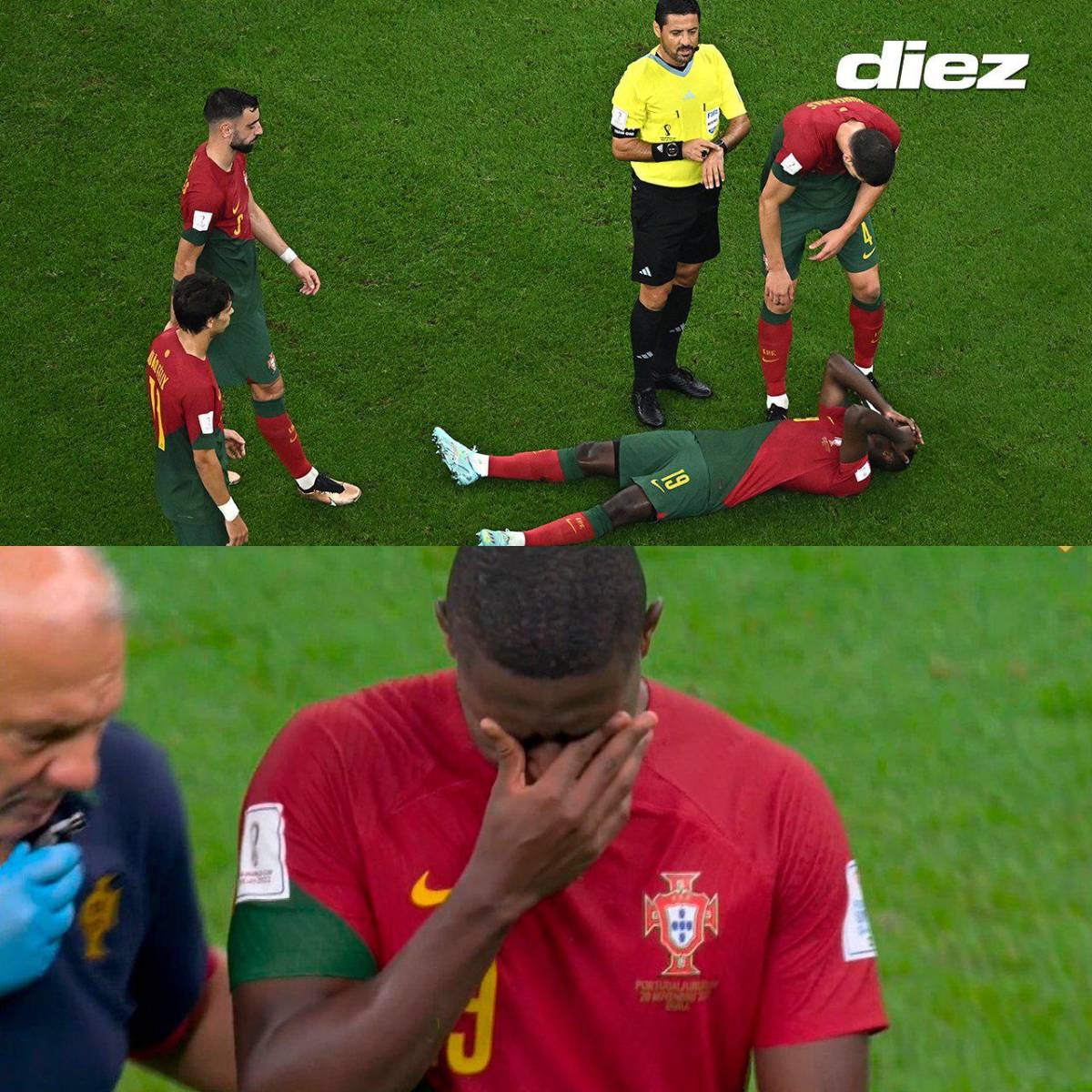 La reconciliación de Cristiano Ronaldo y Bruno Fernandes, el que invadió con la bandera LGBTIQ+ y la tristeza de Uruguay